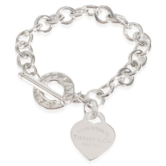 Tiffany & Co. Jewelry - Tiffany & Co. Sterling Silver Heart Tag Bracelet